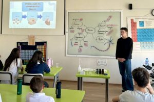 Биологията на живо: първи открит урок с учениците на ЧПГ „Образователни технологии“