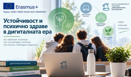 Стартира нов Erasmus+ проект на ЧПГ „Образователни технологии“